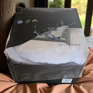 Not used Sleep Tite prime terry Mattress Protector SPLIT KING universal fit